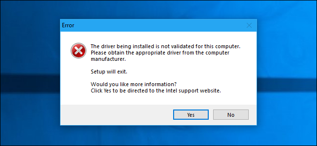 How to Fix “The Driver Being Installed Is Not Validated For This ...