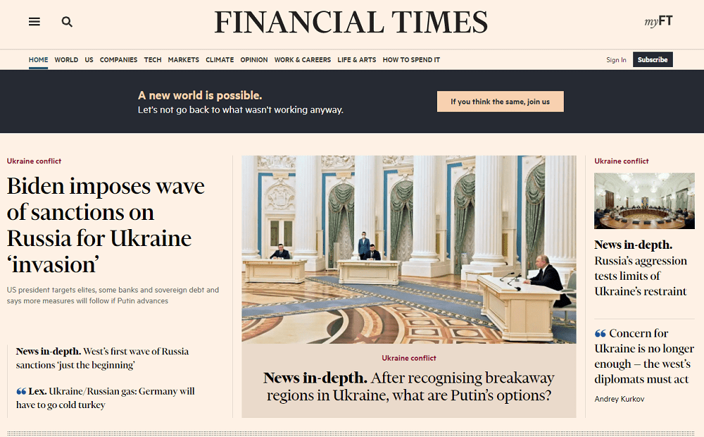 tài khoản Financial Times 2